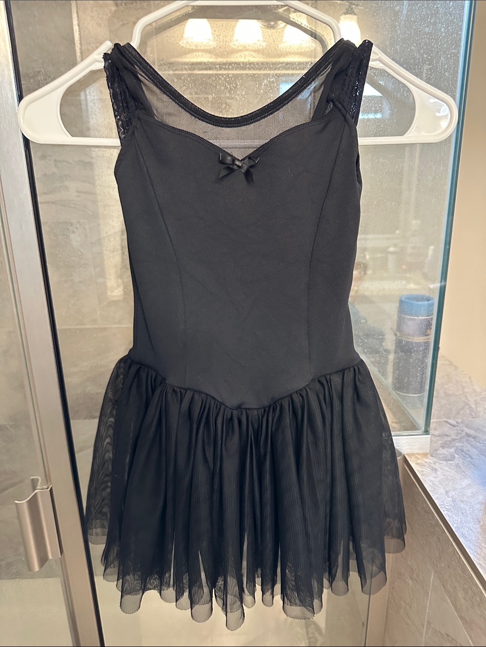 Black Kids Tulle Ballet Dress